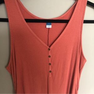 Old Navy maternity ribbed knit dress, M, rose color